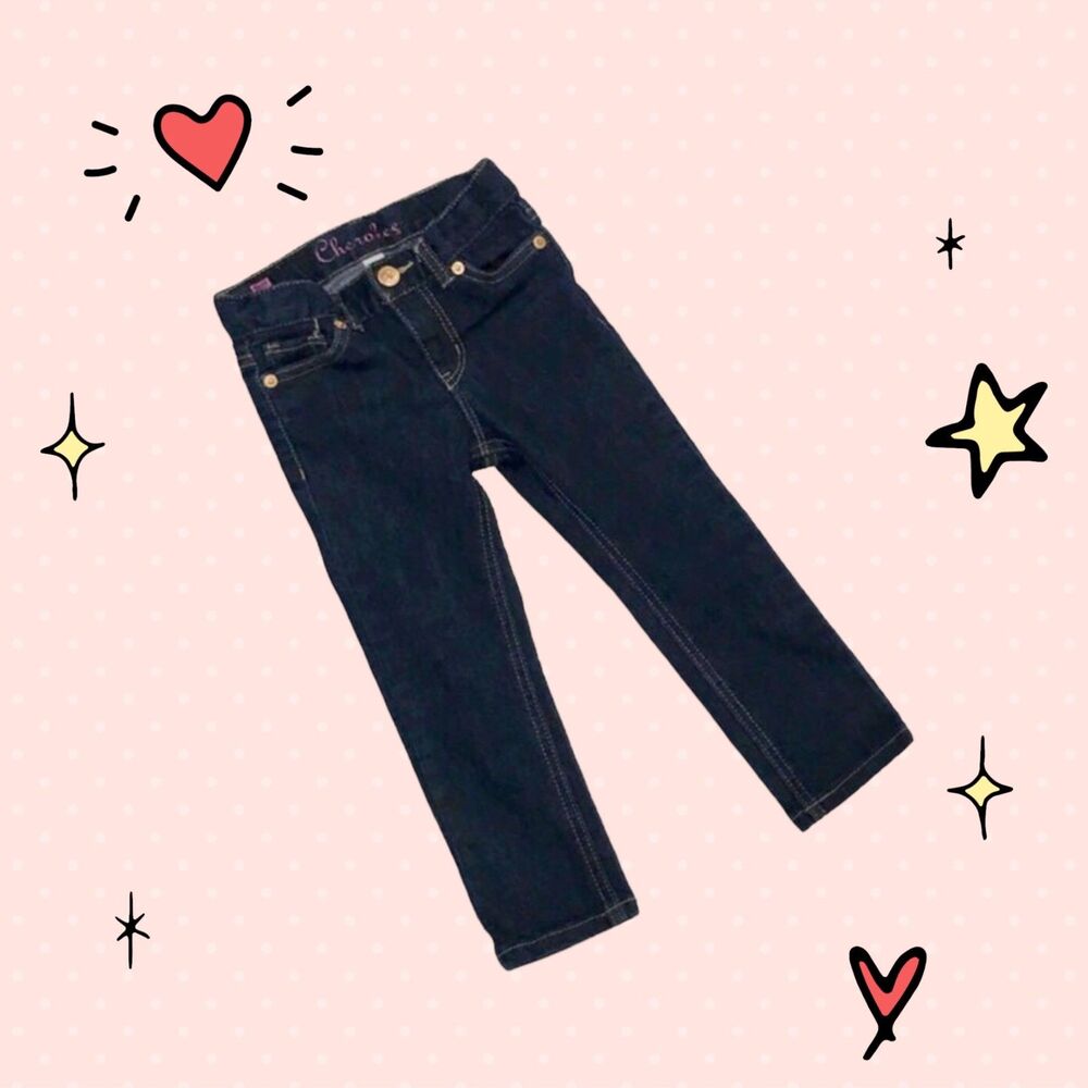 Cherokee Girls  Jeans Dark Blue Wash Excellent Sz T3